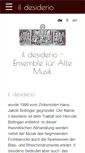 Mobile Screenshot of ildesiderio.ch